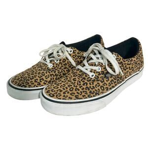 Vans Womens Animal Print Lace Up Low Top Sneakers Trendy Comfort 7.5M